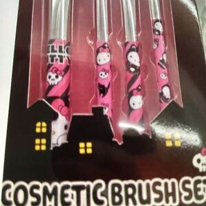 New Halloween Hello Kitty Cosmetic Brush Set -4 pack